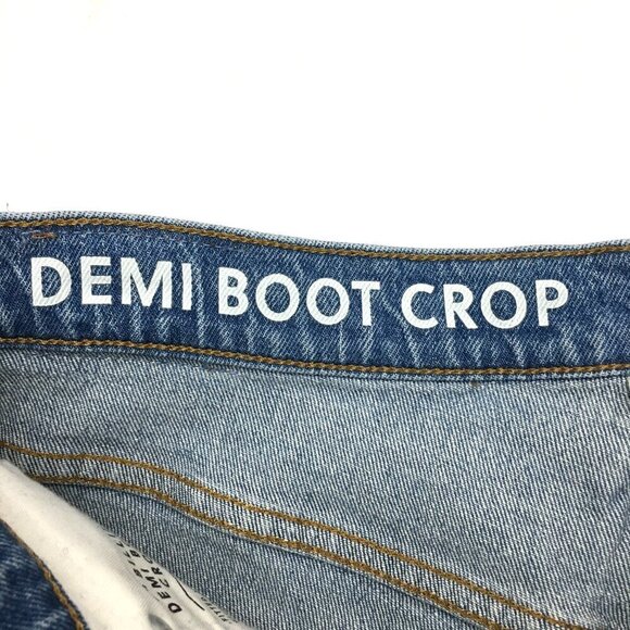 J. Crew Women's Jeans 9" Billie Demi Boot Crop Distressed size 30 length 26" - Picture 7 of 10